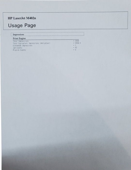 HP LaserJet Pro M402n Monochrome Laser Printer w/ Toner