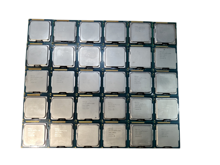 Lot of 180x, 2nd to 4th Gen i-series Desktop CPUs (CPU24-65)