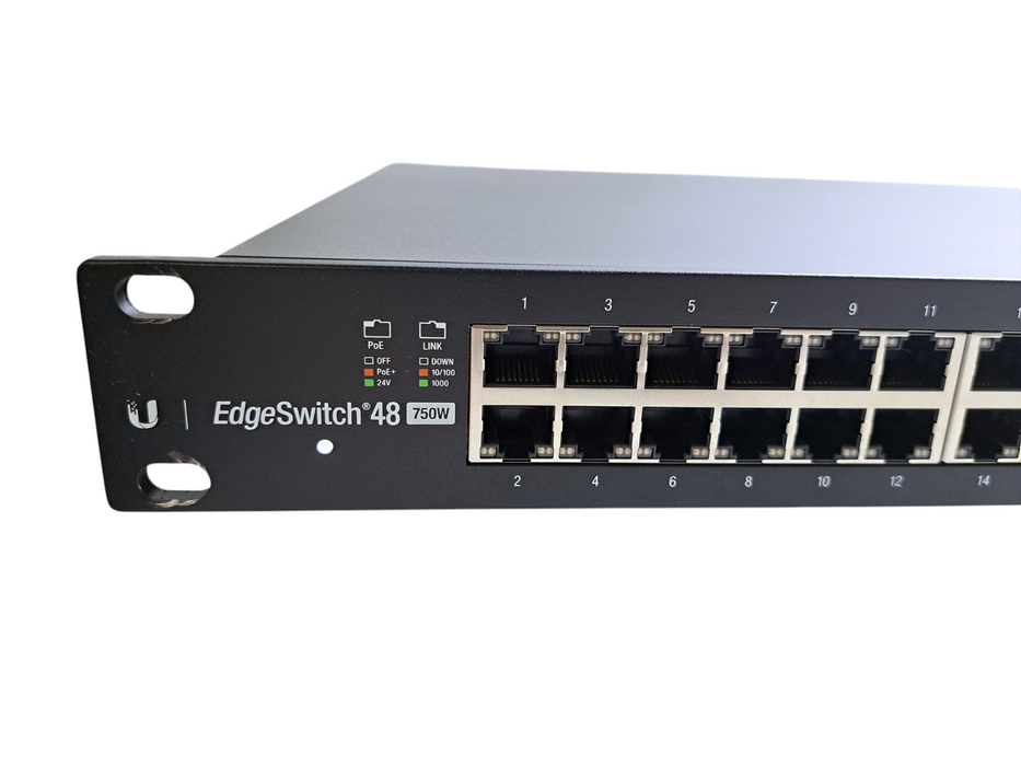 Ubiquiti EdgeSwitch ES-48-750W | 48-Port Gigabit PoE+ 750W Switch | 2x SFP+ )