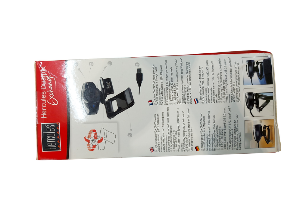 Lot 2x Hercules Webcam | Dualpix Exchange | Classic Link - Read description