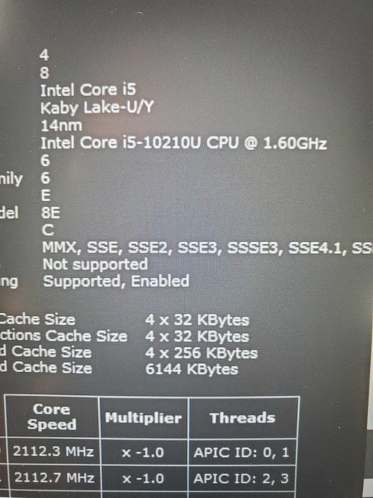 DELL Latitude 5410 Intel Core i5-10210U 8GB RAM 256GB NVMe   Lap200