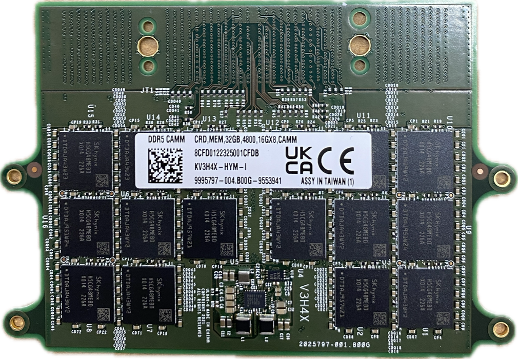 Dell 32GB DDR5 CAMM Memory Module 4800MHz