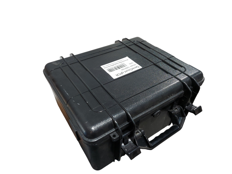 Black Empty Hard Shelled Case with Foam Insert 8"x14"x15" =