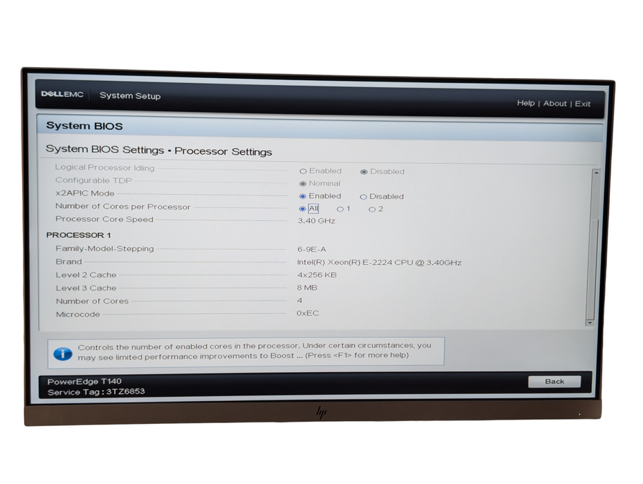 DELL PowerEdge T140 Intel Xeon E-2224 32GB RAM 3x 4TB HDD  -