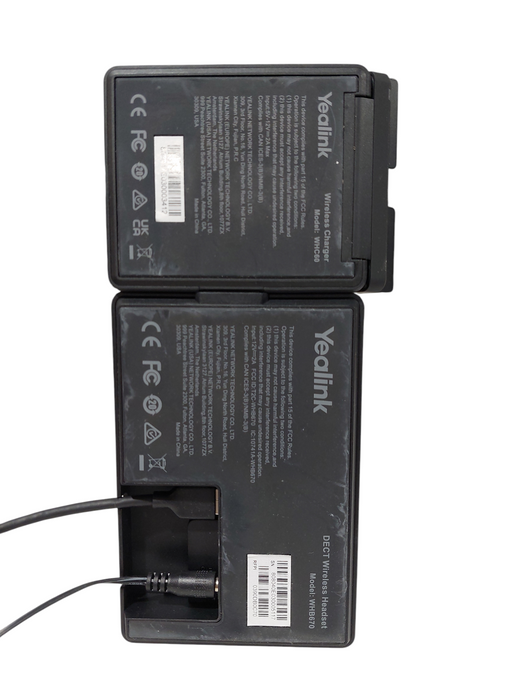 YeaLink DECT Wireless Headset WHB670 & Wireless Charger WHC60 =