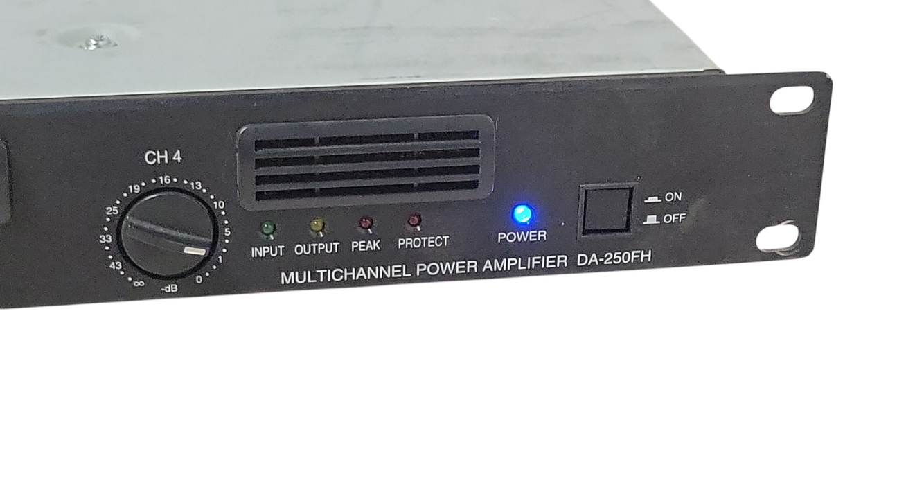 TOA multiChannel power Amplifier DA-250FH, READ _