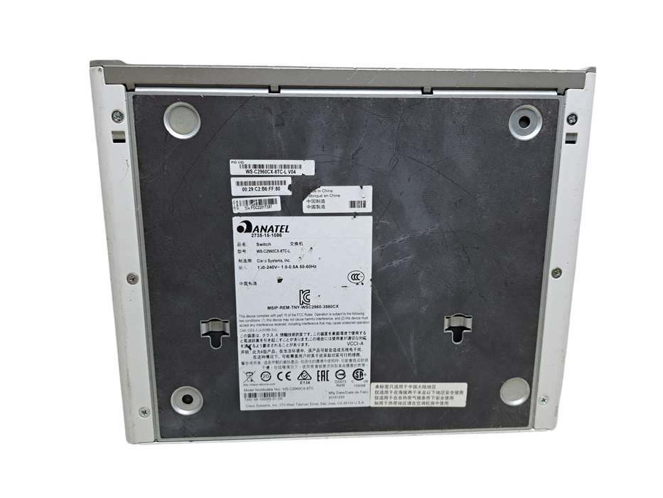 Cisco WS-C2960CX-8TC-L V04 | 8-Port Gigabit Managed Silent Switch w/ 2x SF !