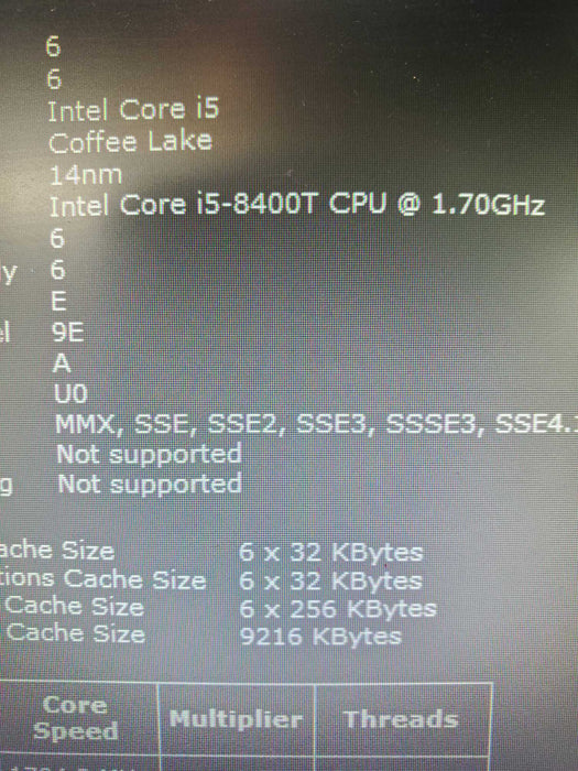 Lenovo Thinkcentre M720Q i5 8400T 16GB 256GB NVME wifi