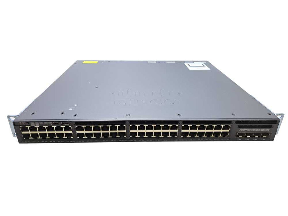 Cisco WS-C3650-48PS-S | 48-Port Gigabit PoE+ Switch | 4x SFP | 1x 640W PSU