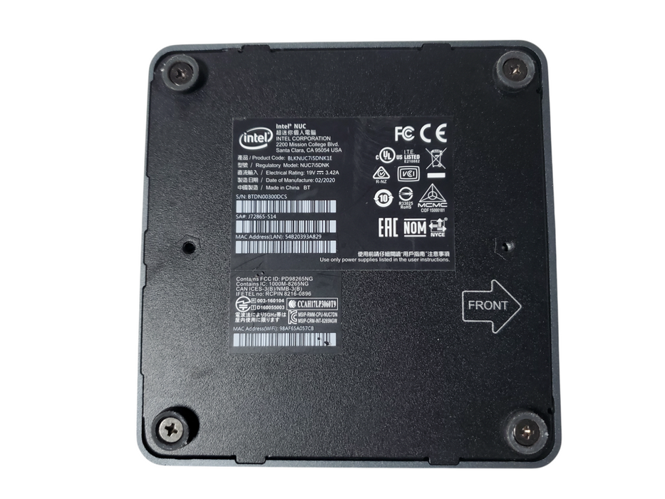 Intel NUC Mini PC BOXNUC8i3BEH1| i3-8109U CPU |8GB DDR4|256GB NVMe