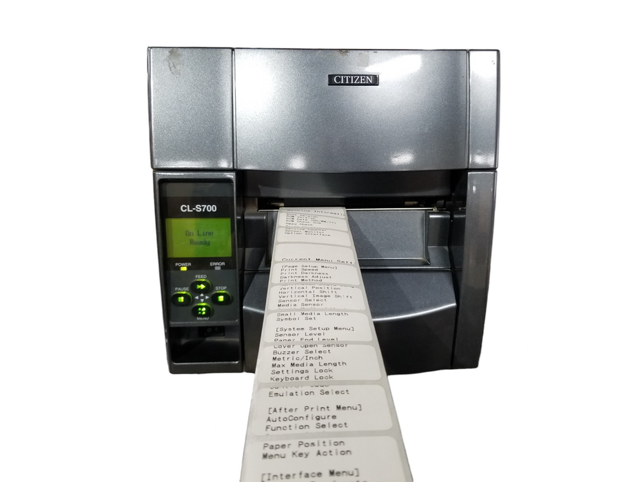 Citizen CL-S700 Thermal Label / Industrial Barcode Printer | JN12-M01 |