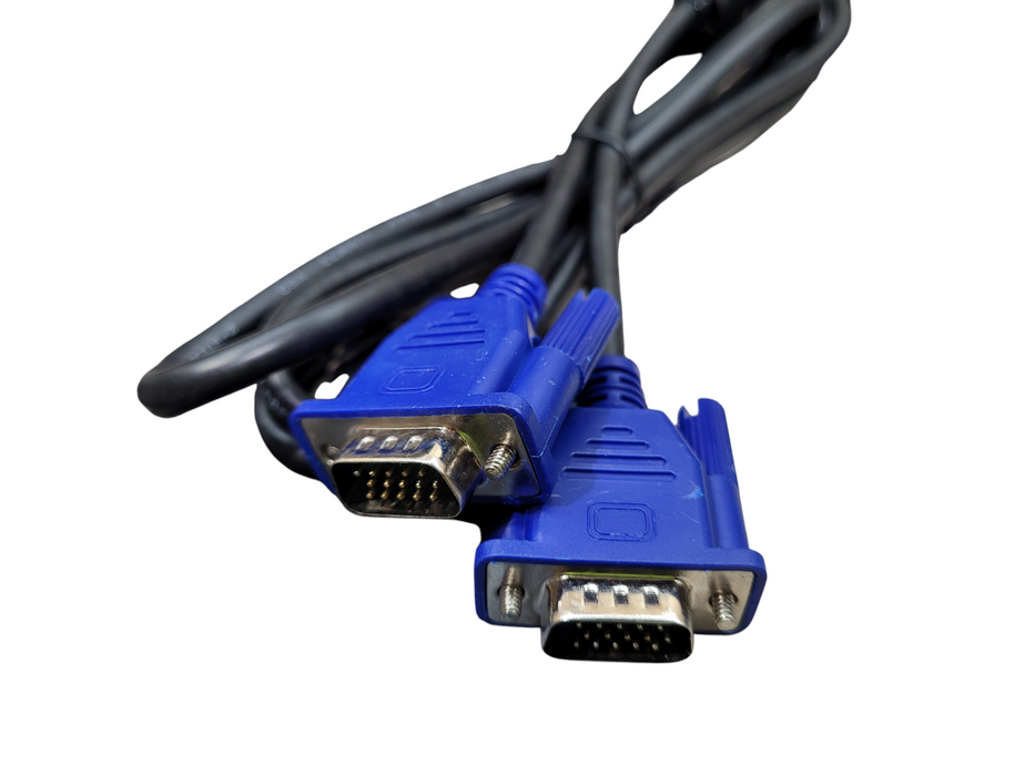 Lot 4x - 15-Pin VGA Male to VGA Male Cable Space Shuttle-Z