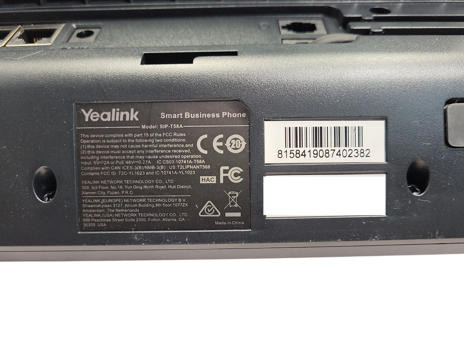 Yealink SIP-T58A VoIP Smart Business Phone  $