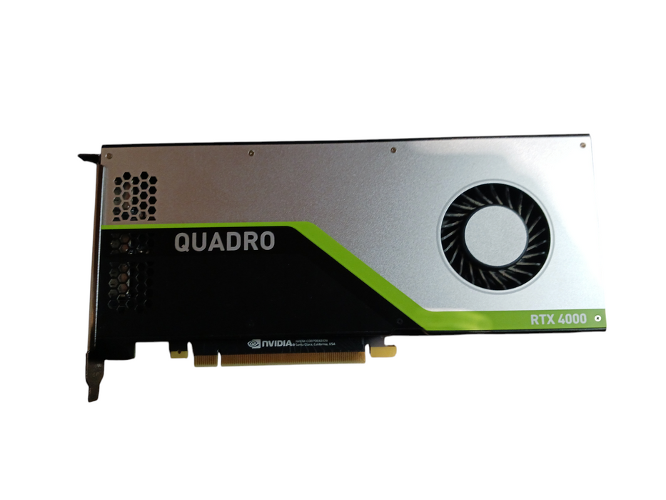 NVIDIA Quadro RTX 4000 8GB GDDR6 Graphics Card - 3x DisplayPort - USB-C