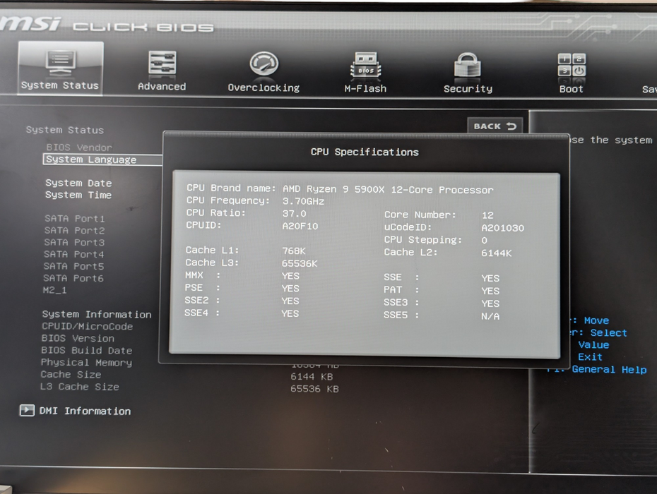 MSI B450 GAMING PLUS AMD Ryzen 9 5900X 16GB RAM Motherboard Combo  -