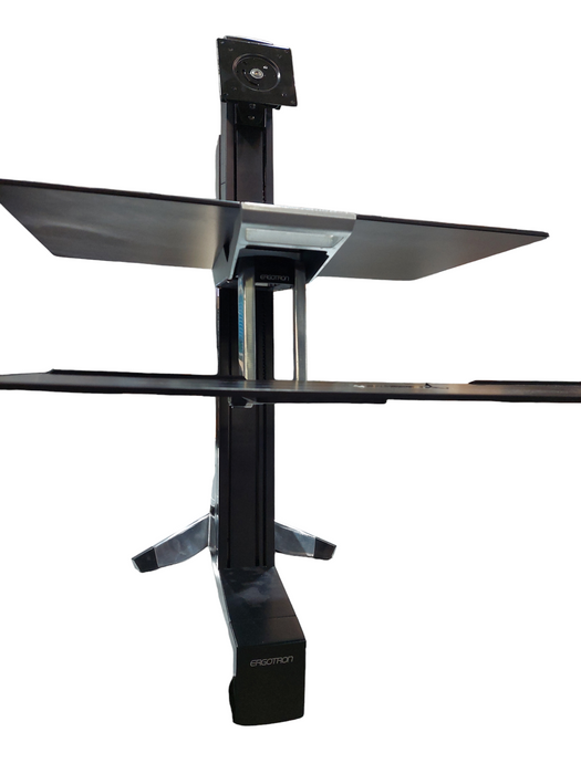Ergotron Standing Deck Monitor Mount with Keyboard Tray  =