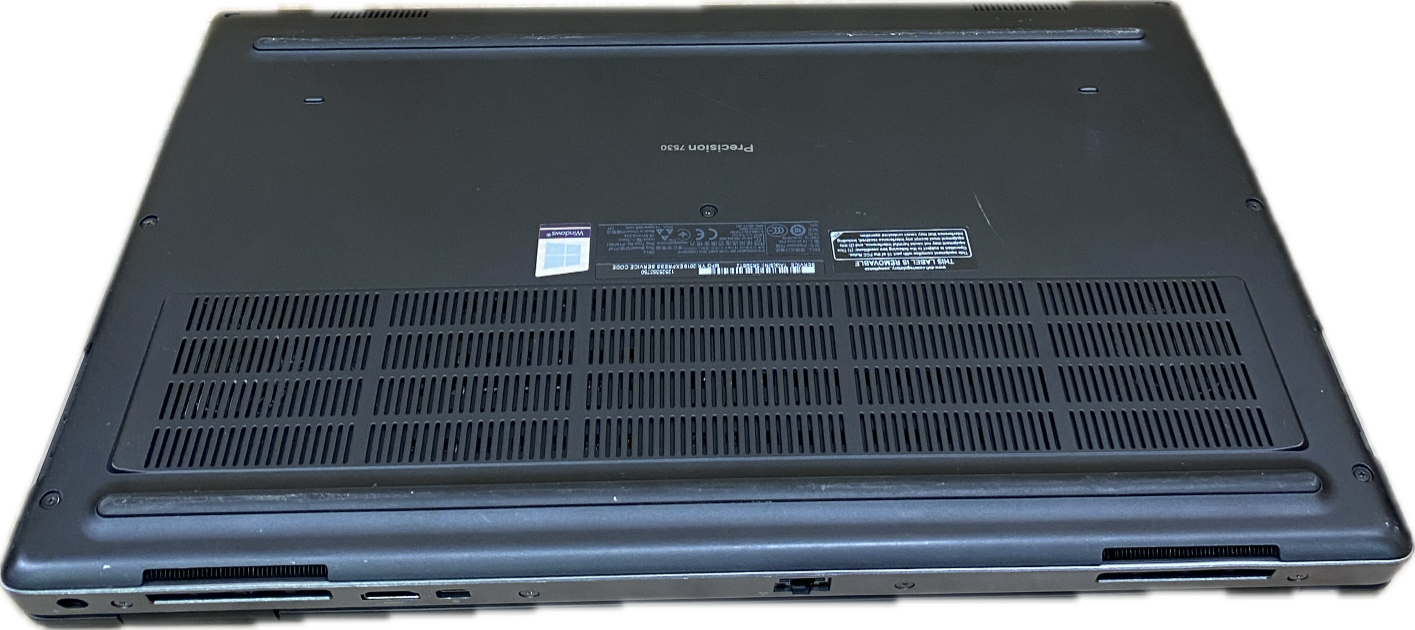 Dell Precision 7530 i9-8950K QUADRO P3200 6GB GPU 16GB RAM 256GB SSD  Lap200