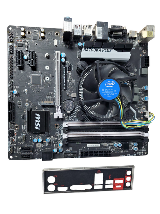 MSI B150M Bazooka Plus Motherboard With i3-6100 CPU LGA1151 NO RAM NO HDD