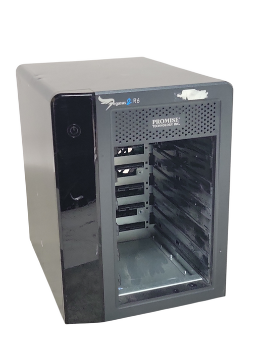 Promise Technology Pegasus 2 R6 | 6-Bay Raid Enclosure, No HDD/caddies _