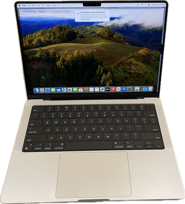 Apple MacBook Pro 14 " 2021 M1 Pro 32GB RAM 1TB SSD No Power Adapter