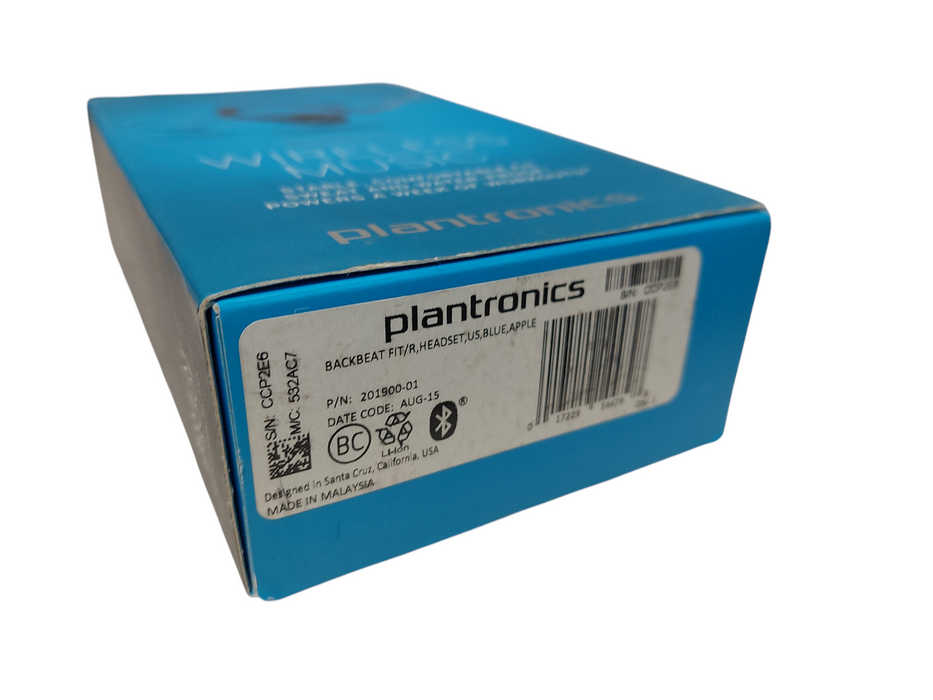 BackBeat Fit Plantronics Wireless Music Model: 532AC7 NEW  =