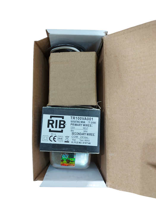 RIB TR100VA001 Transformer 100VA Pri 120V Sec 24VAC