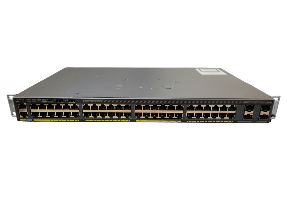 Cisco WS-C2960X-48TS-L 48-Port Gigabit Managed Switch !