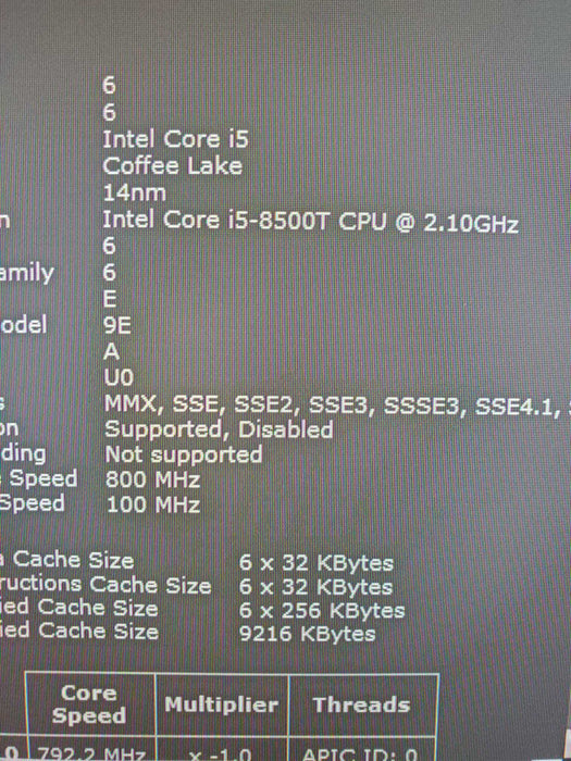 Dell Optiplex 5060 Desktop i5-8500@3.00GHz 8GB Ram 1TB HDD NO OS