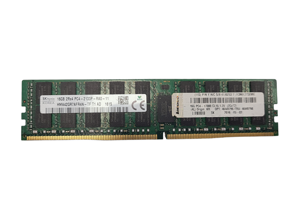 SK Hynix 16GB PC4-2133P-R Server Memory Q$