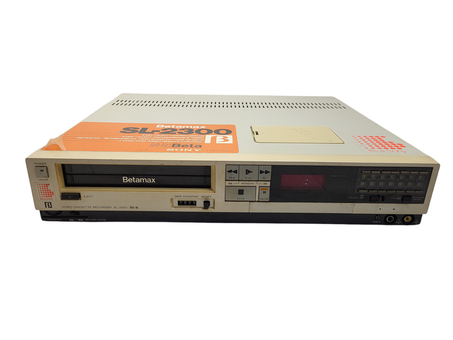 Vintage Sony Betamax SL-2300 Beta Video Tape Recorder $ — retail.era