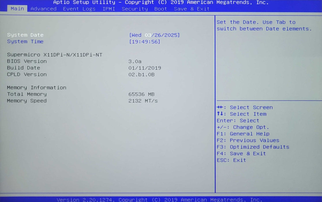 Supermicro X11DPi-NT 2x Xeon Gold 6126 2.60GHz 64GB DDR4 x2 920W PSU _