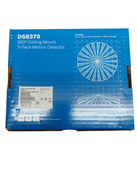 Bosch Security Panoramic Tri-Tech Ceiling Mount Motion Detector DS9370