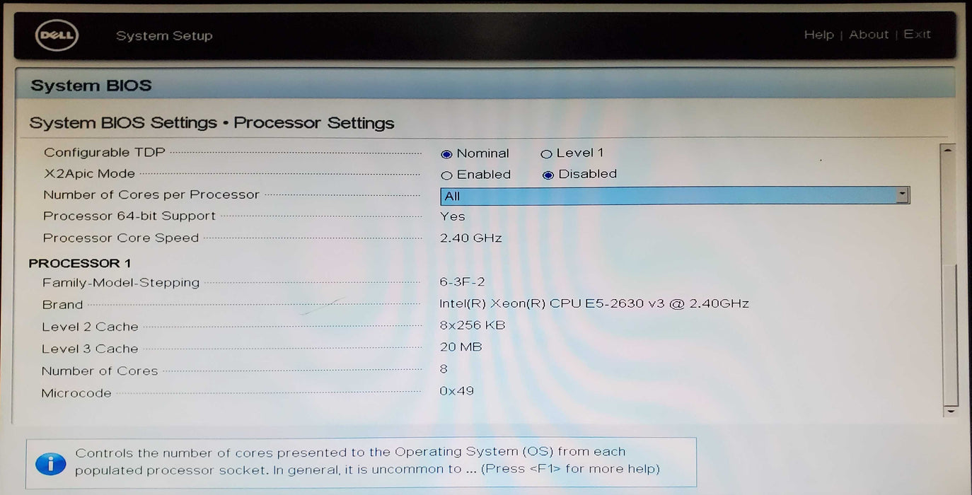 Dell PowerEdge R530 1x Xeon E5-2630 v3 32GB DDR4 H730 Mini - No HDD