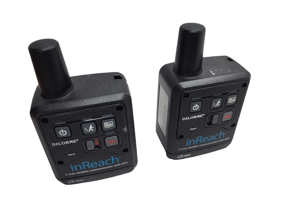 Lot 2x Delorme Inreach 1.5 two-way satellite communicator w/ GPS for phones &