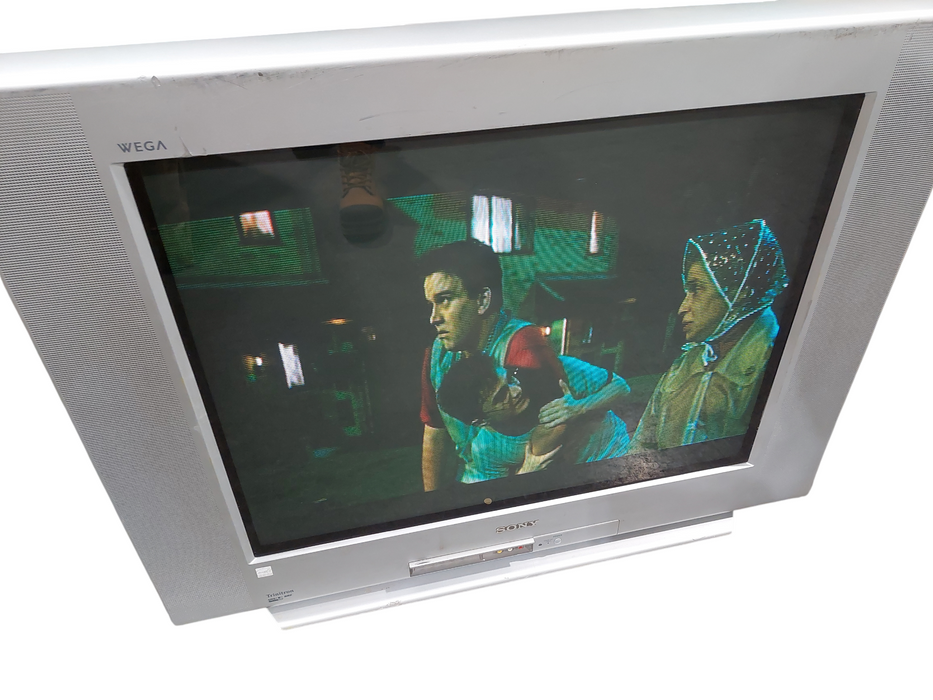 Sony Wega 27"Trintron Color TV Model: KV-32FS120 With Sony Blu-Ray BDP-S470 =