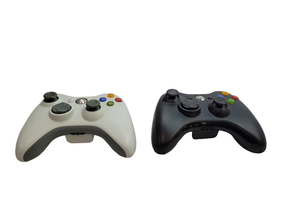 Lot of 2x - XBOX 360 GAME WIRELESS CONTROLLER  %