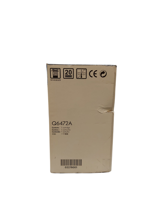 HP 502A (Q6472A) Yellow Original LaserJet Toner Cartridge