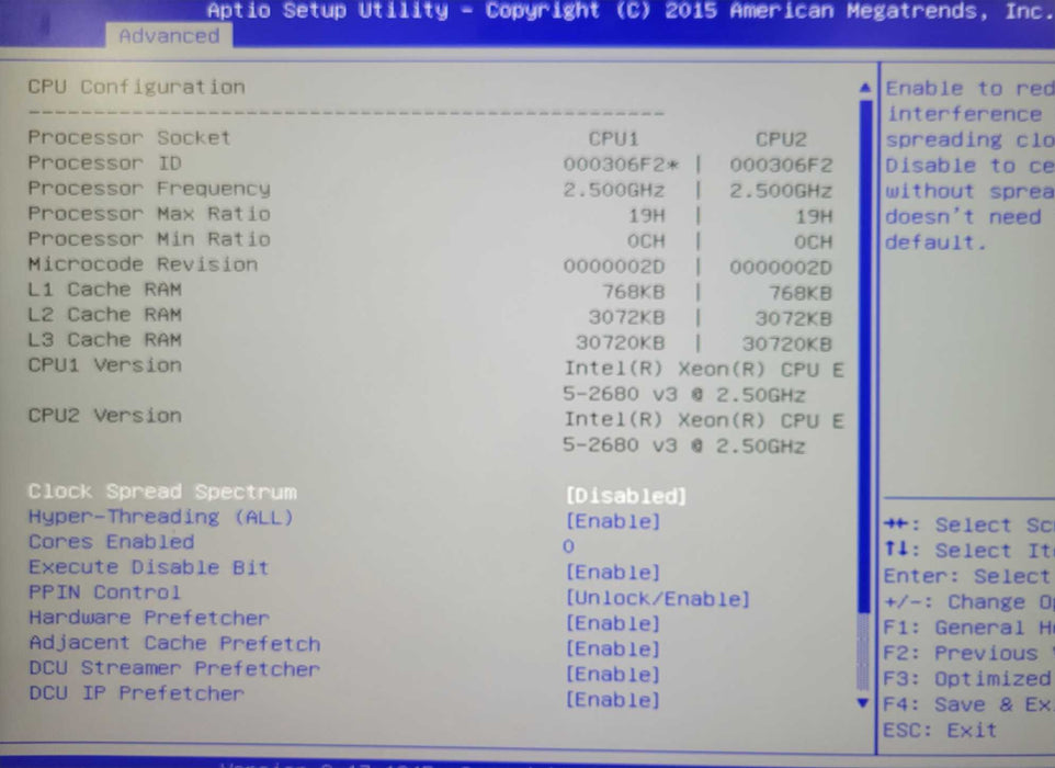 supermicro X10DRT-H 2U 4-Node, 8x Xeon e5-2680v3 2.50GHz, 128GB DDR4 Q_