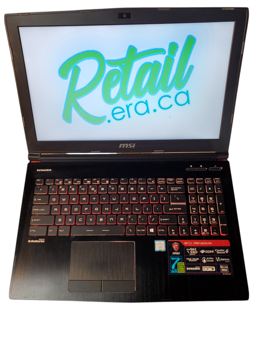 MSI GL62M 7RDK i7-7700HQ 16GB SSD/256GB 1TB HDD GTX1050 2gb READ  Lap200