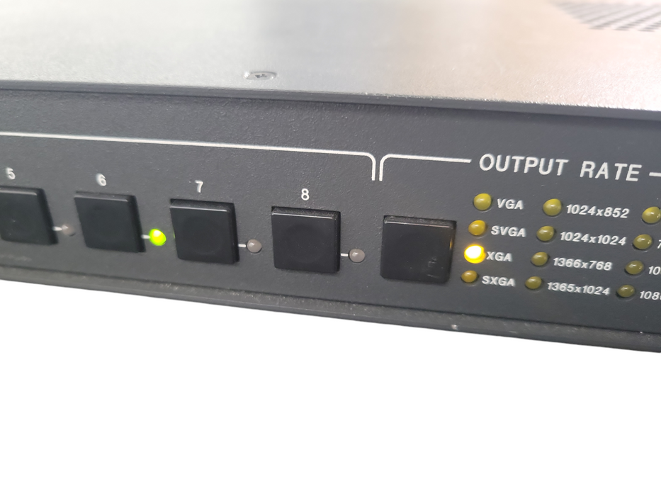 Extron IN1508 Scaling Presentation Switcher w/ Rack Mounts READ !