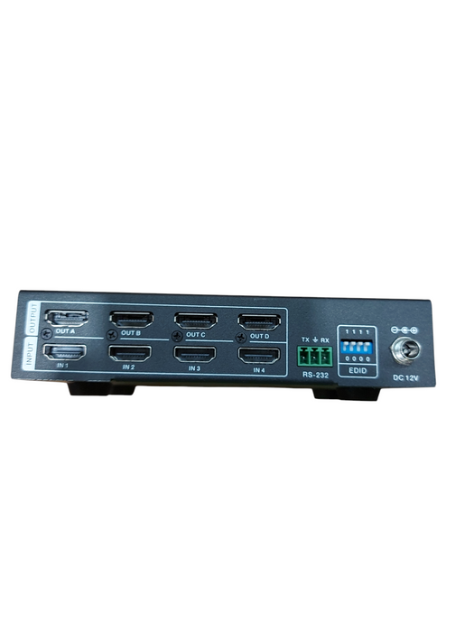 Vanco HDMI® 4×4 4K Matrix Selector Switch with HDR
