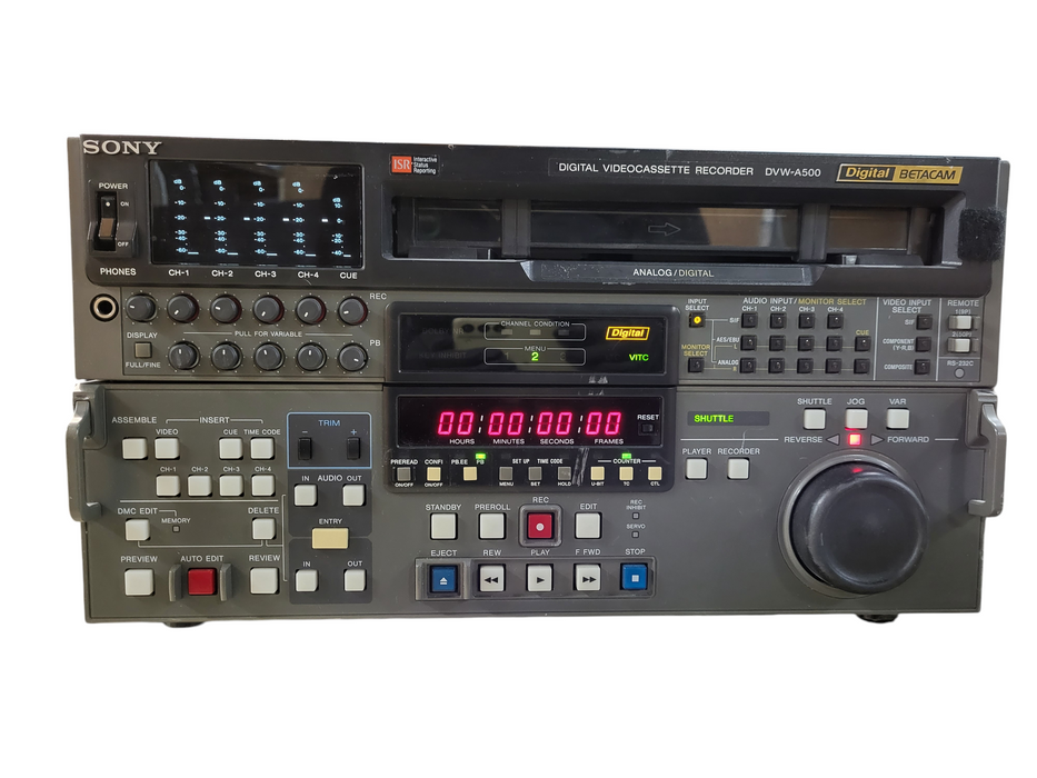 Sony DVW-A500 Digital Videocassette Recorder Betacam Recorder READ $