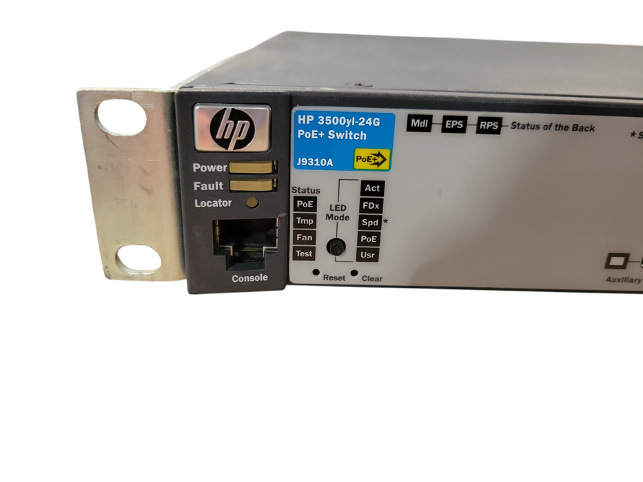 HP ProCurve J9310A 3500-24G-POE+ 24-Port Gigabit POE Ethernet 3500YL-24G !