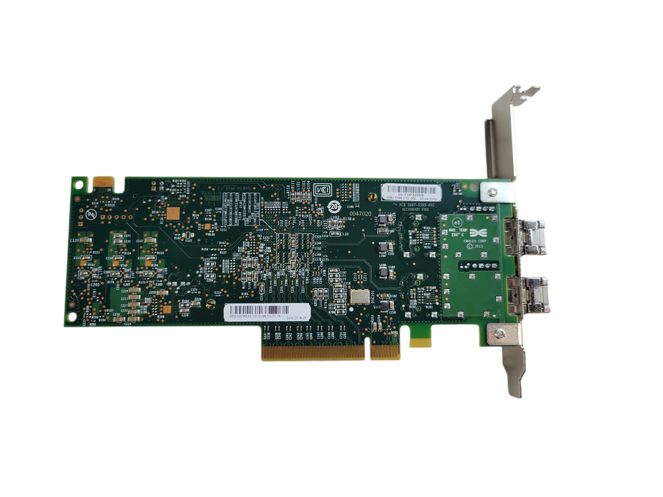 Dell 0RXNT1 Emulex LPE31002 Dual-Port 16GB FC PCIe NIC Full Height w SFP %