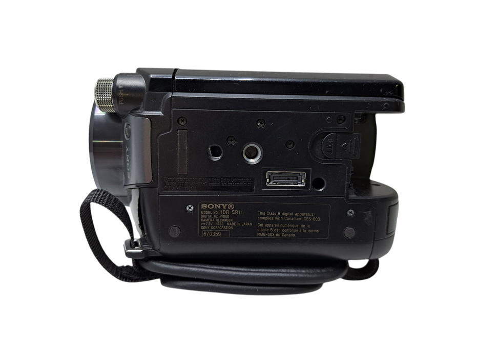 Sony HDR-SR11 Handycam HD Camcorder 10.2MP | No Battery *READ* )