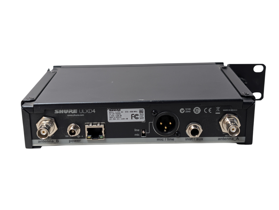 SHURE ULXD4 Digital Wireless Receiver J50 572-636 Mhz  -