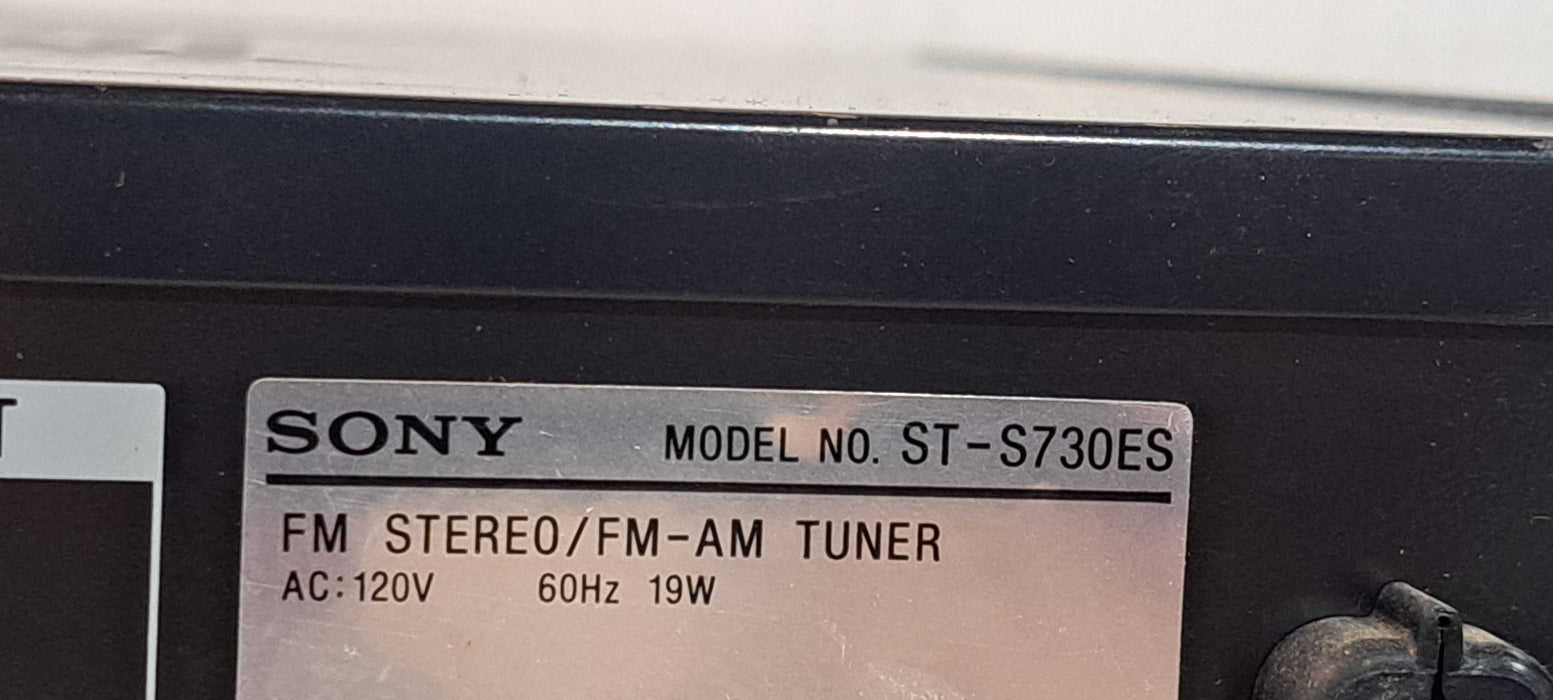 Vintage Sony ST S730 ES FM AM Stereo Tuner Made in Japan