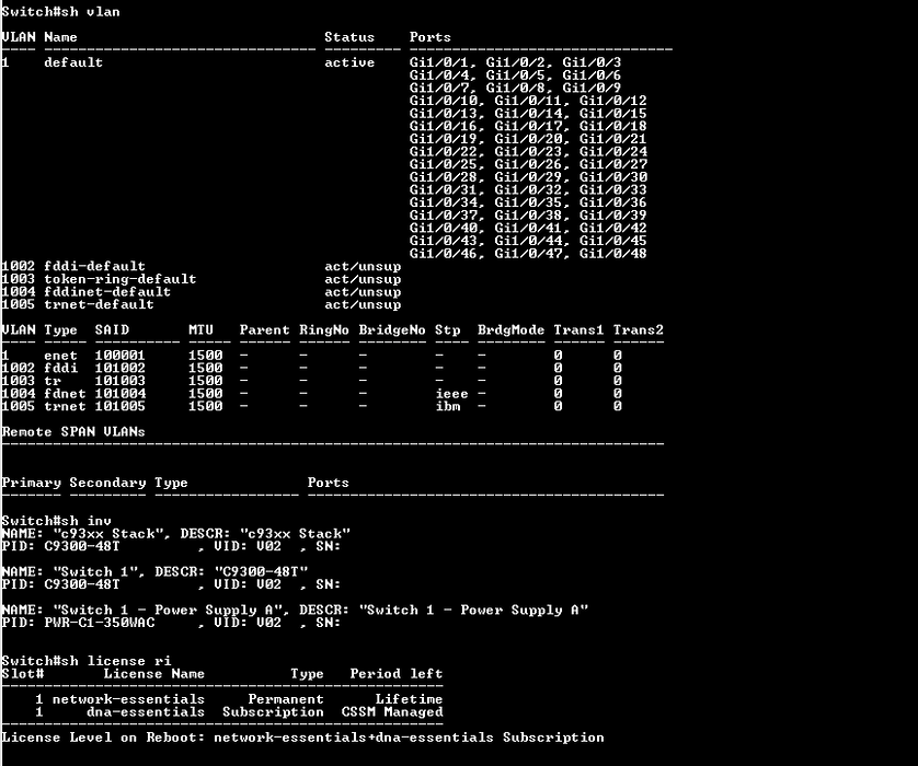 Cisco C9300-48T-E V02, 48-Port Gigabit L2 Switch w/ C9300-NM-4M 10G Module