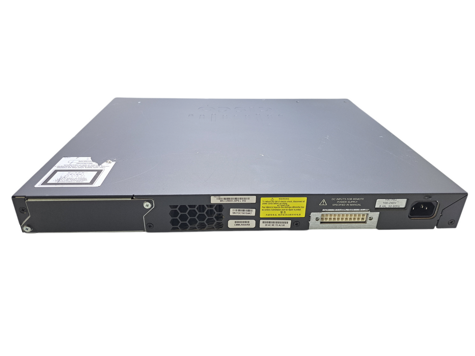 Cisco WS-C2960X-24PS-L V02 | 24-Port Gigabit PoE+ 370W Switch | 4x SFP