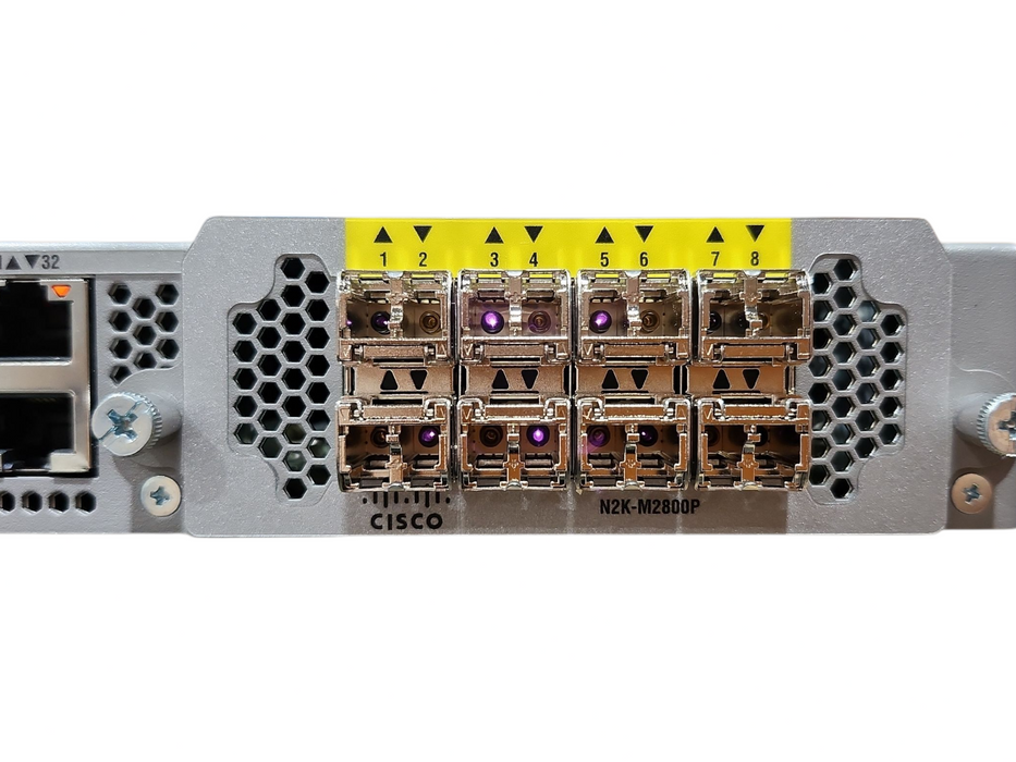 Cisco Nexus N2K-C2232TM-10GE 32-Port 10GbE Fabric Extender w/ N2K-M2800P Q